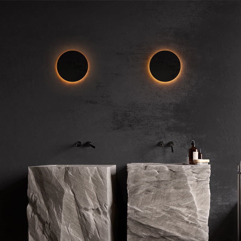 Round LED Outdoor Wall Light IP65 – Minimalist Stainless Steel Wall Sconce