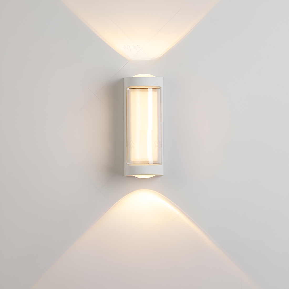 Nordic Minimalist Acrylic Rectangular Outdoor Wall Light LED Up-Down