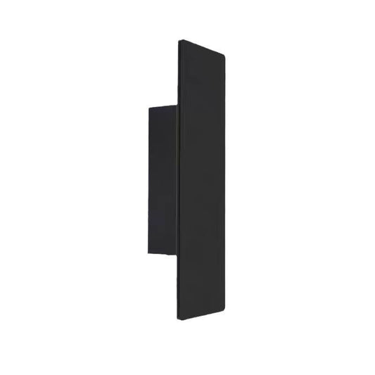 Modern Slim Rectangular LED Outdoor Wall Sconce Lamp 2-Light