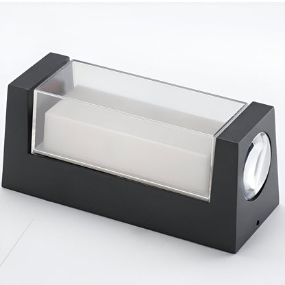 Nordic Minimalist Acrylic Rectangular Outdoor Wall Light LED Up-Down