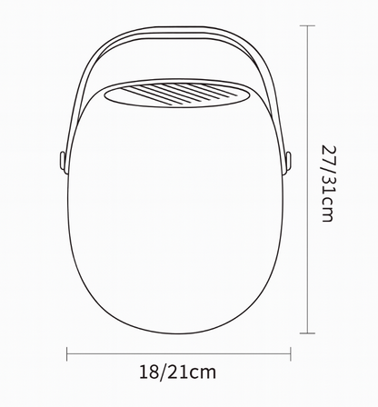 Modern Portable Solar LED Outdoor Lantern Light 1-light